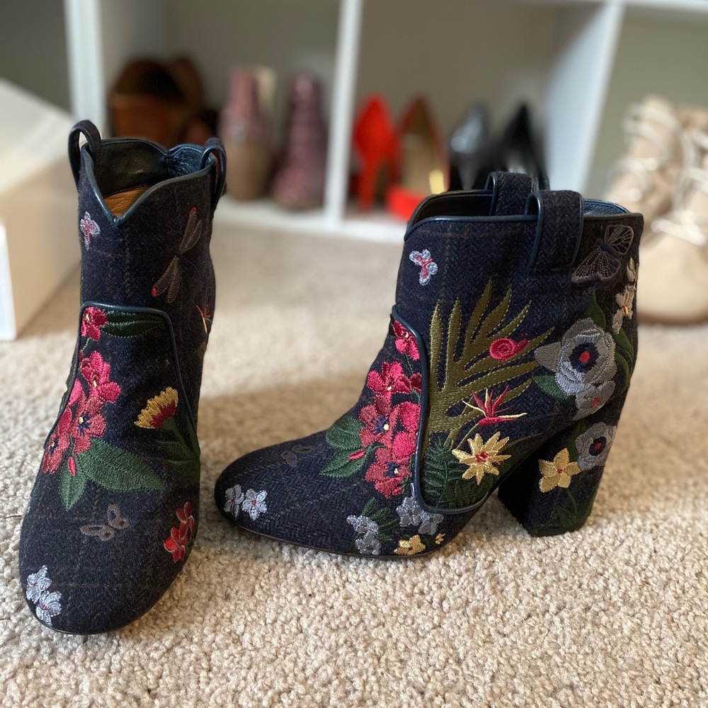 Laurence Dacade floral boots